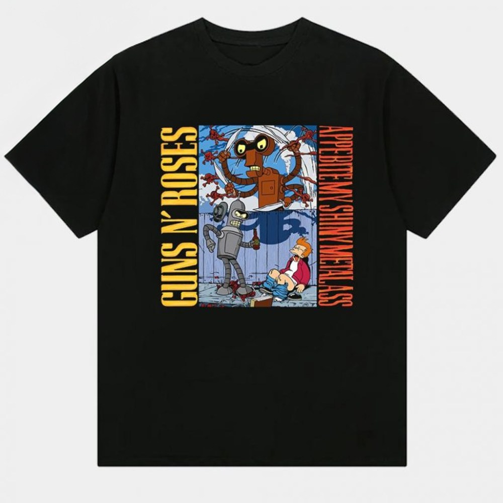 Slash Guns N Roses Appebite My Shiny Metal Ass T-Shirt Christmas Gifts For Son