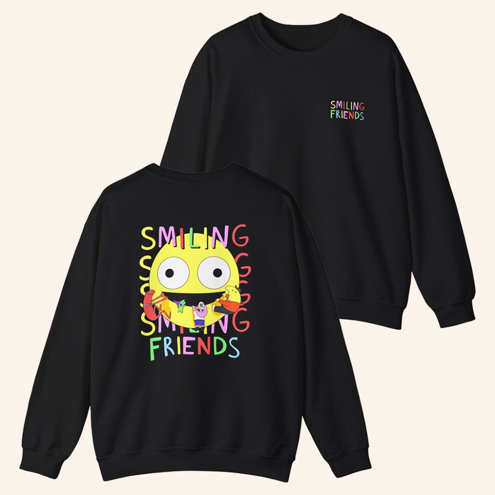 Smiling Friends Merch Smiling Friends Sweatshirt Xmas Gifts For Friend