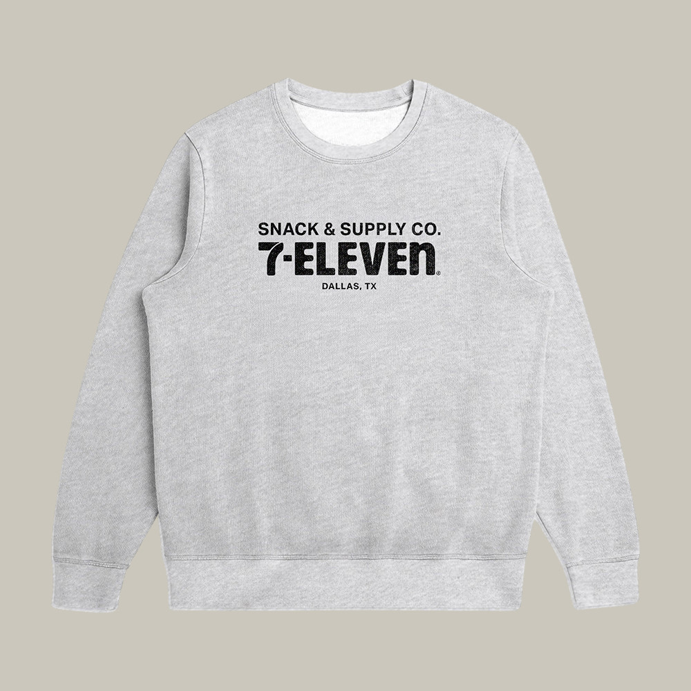 Snack And Supply Co 7 Eleven Sweatshirt Dallas TX 7 Eleven Clothing Line Gift For Her