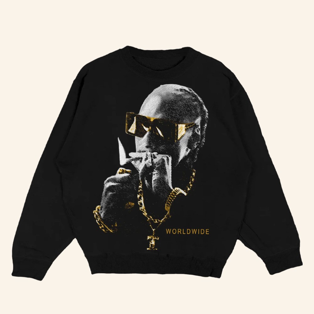Snoop Dogg Merch Black Snoop Black Sweatshirt Christmas Gifts For Husband
