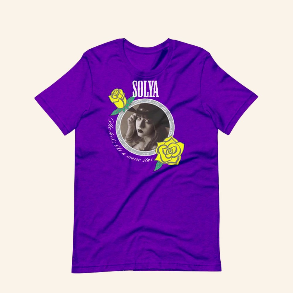 Solya Music Merch Movie Star T-Shirt Birthday Presents For Besties