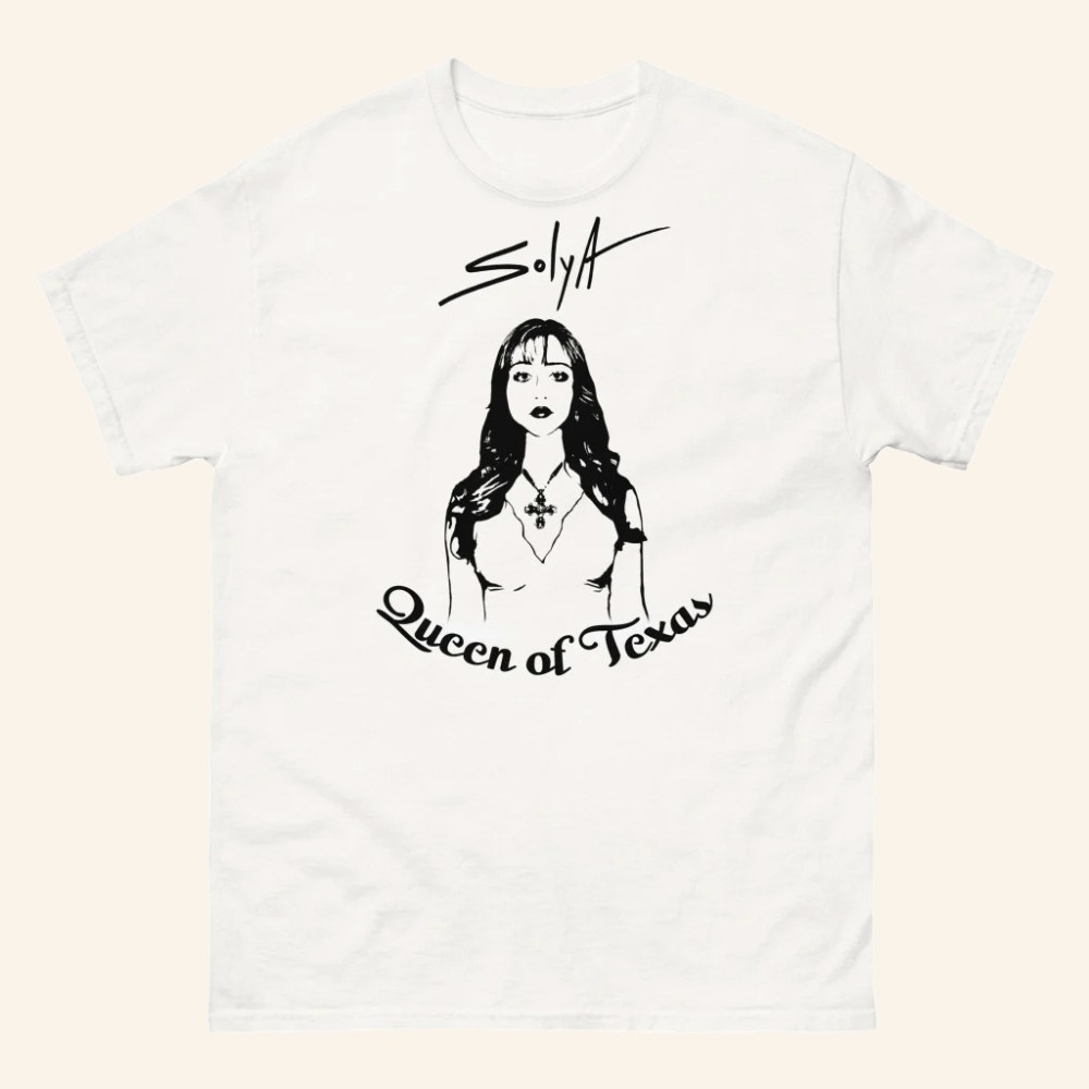 Solya Music Merch Queen Of Texas T-Shirt Unique Gifts For Music Lovers