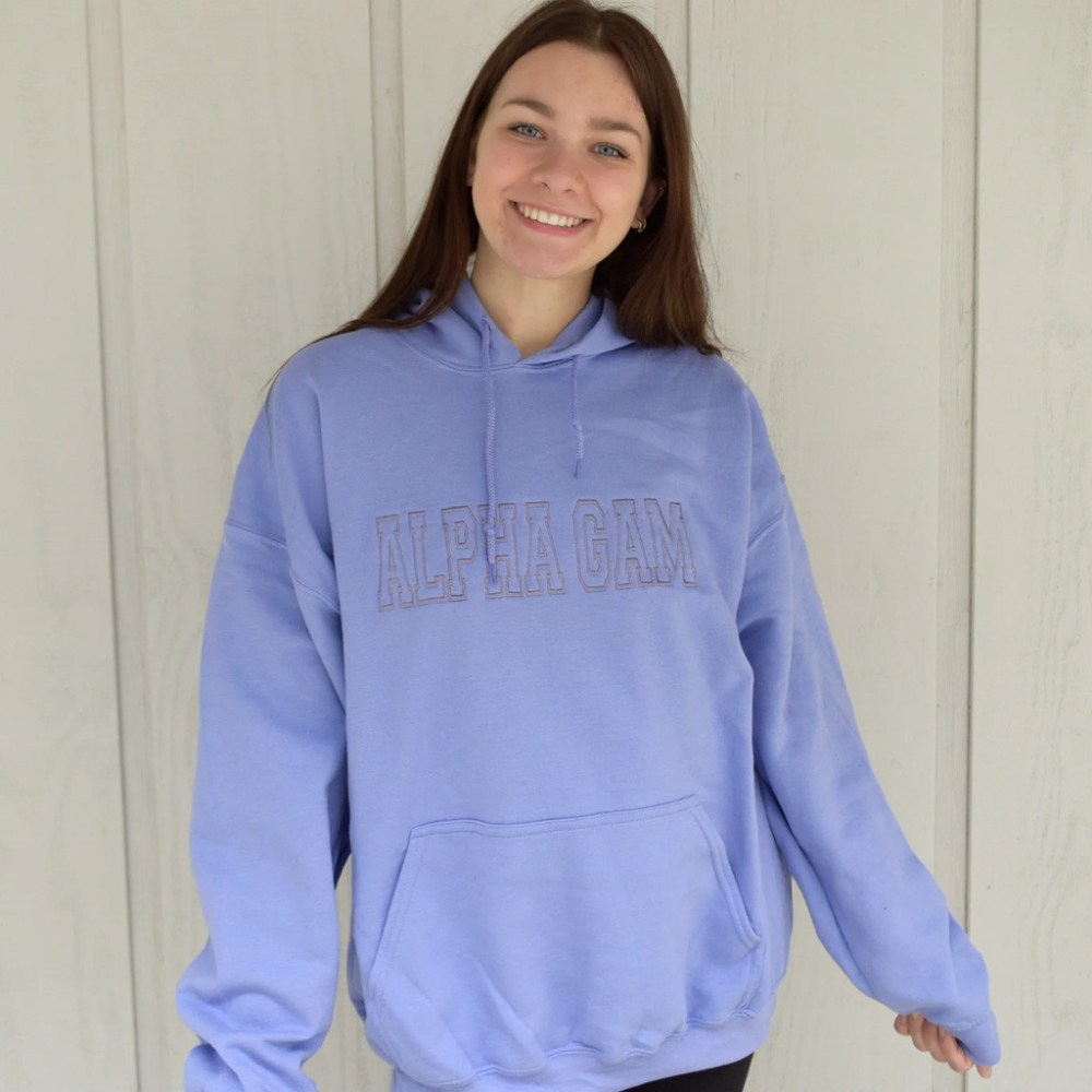 Sorority Merch Alpha Gam Hoodie Sorority Hoodie Gift Ideas For Friends