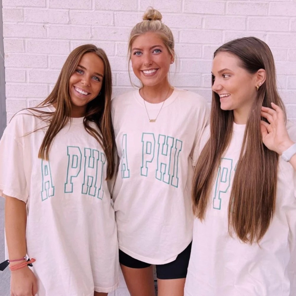 Sorority Merch Beach Day T-Shirt A Phi Shirt Christmas Gift Ideas For Friends