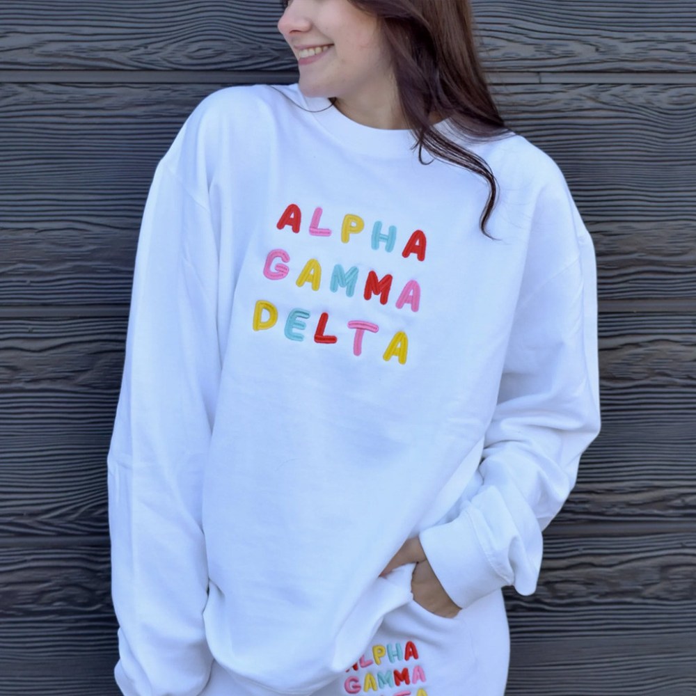 Sorority Merch Bright And Fun Sorority Sweatshirt Christmas Gifts For Her