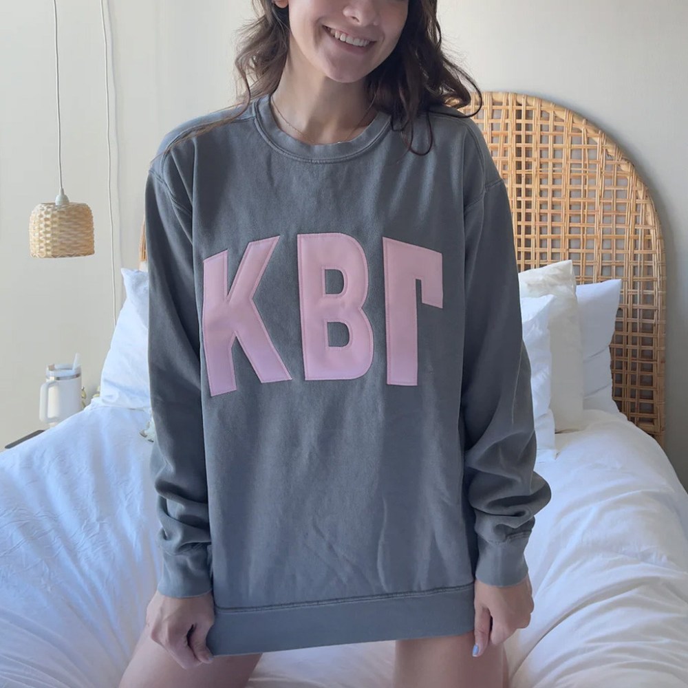 Sorority Merch Greek Letter Beach Day Sorority Sweatshirt Christmas Presents For Her