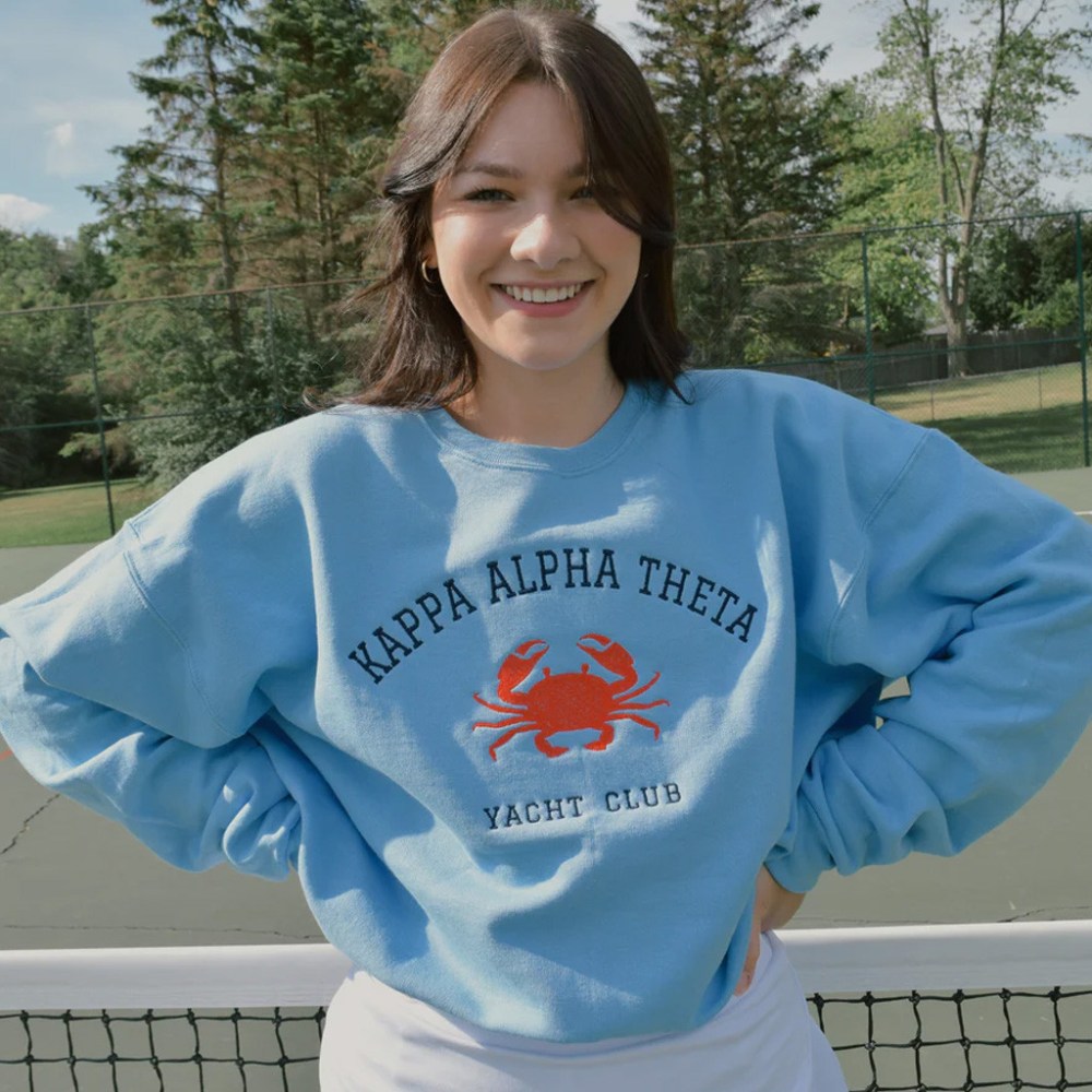 Sorority Merch Saltwater Yacht Club Sorority Sweatshirt Birthday Presents For Her