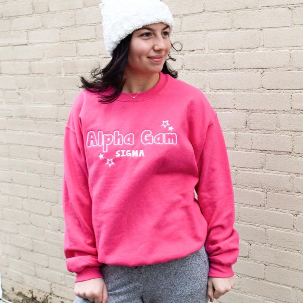 Sorority Merch Shine Bright Crewneck Sorority Sweatshirt Birthday Presents For Her