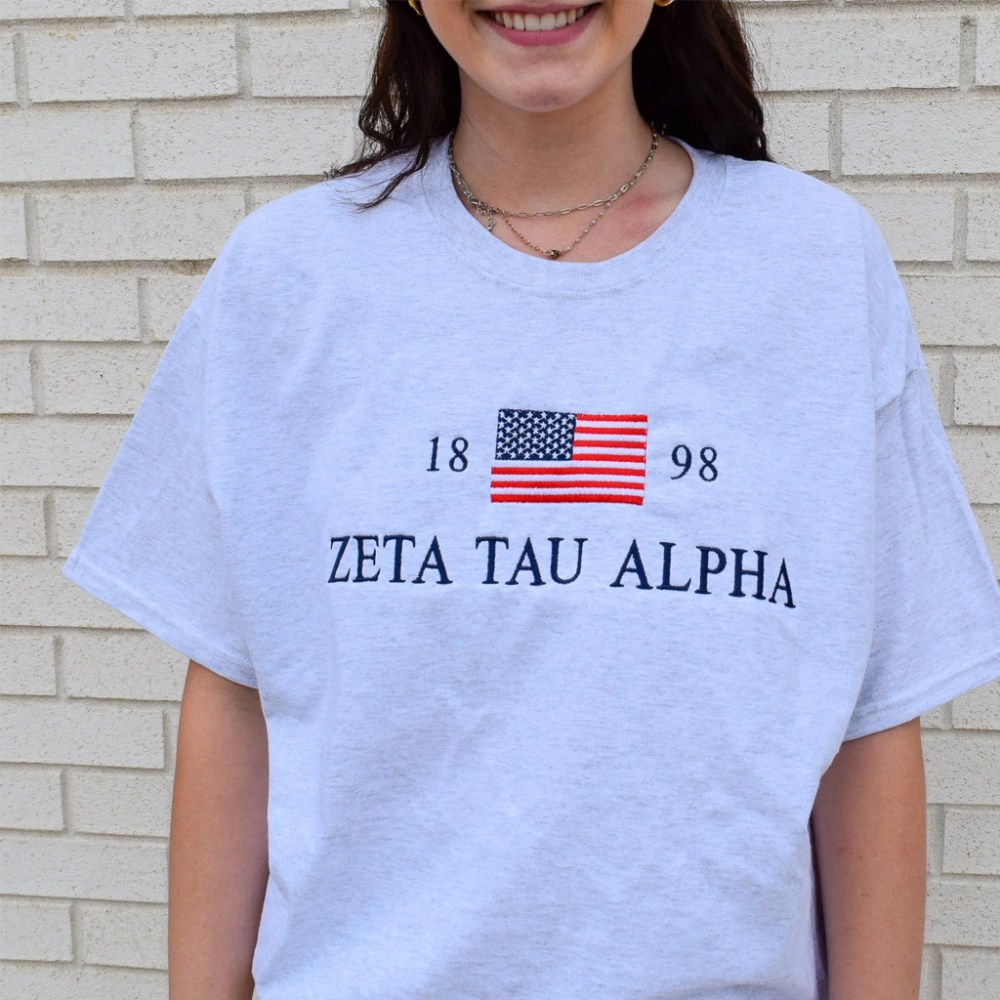Sorority Merch Stars And Stripes Sorority T-Shirt Xmas Gifts For Besties