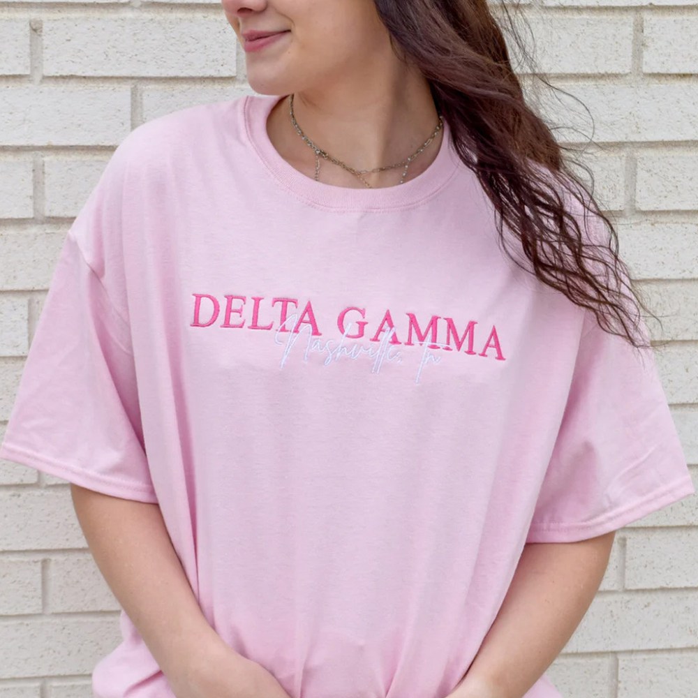 Sorority Merch Time And Place Sorority T-Shirt Christmas Gifts For Girlfriend