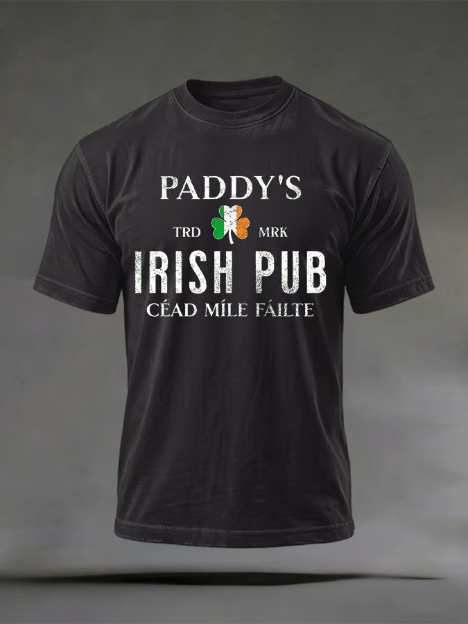St Patrick's Day T-Shirt Paddy's Irish Pub Shirt Gifts For Irish Holiday