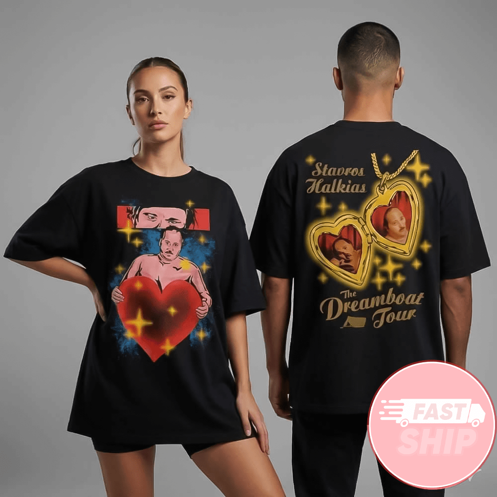 Stavros Halkias The Dreamboat Tour 2026 North America Valentine's February 14 2026 Dreamboat T-Shirt