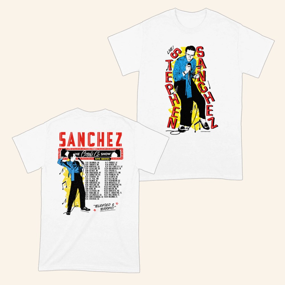 Stephen Sanchez Merch The Connie Co Show T-Shirt Christmas Gifts For Music Lovers