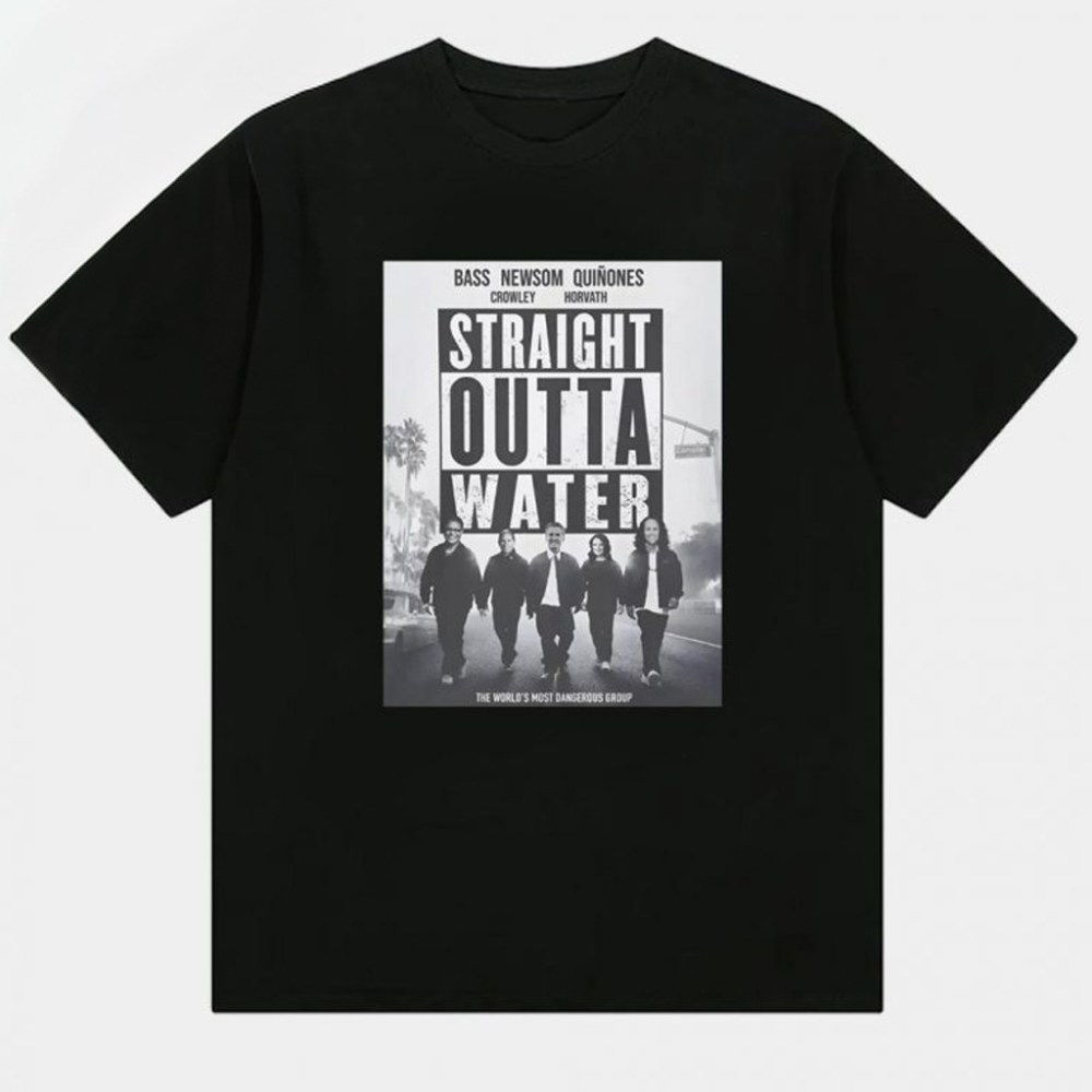 Straight Outta Water T-Shirt Christmas Presents For Boyfriend