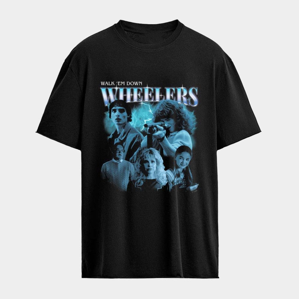 Stranger Things 5 The Wheelers Family Walk ÃƒÂ¯Ã‚Â¿Ã‚Â½Em Down T-shirt Gifts For Movie Lovers
