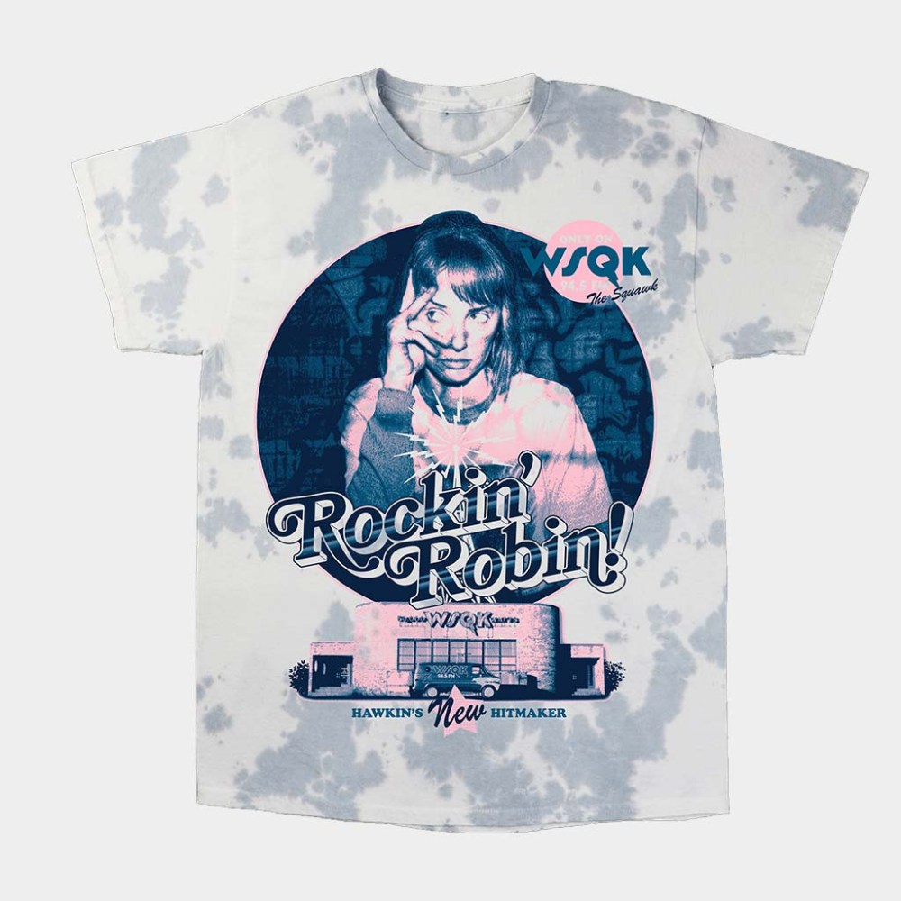 Studio House Designs Merch Rockin Robin Tie Dye T-Shirt Gifts For Girlfriend