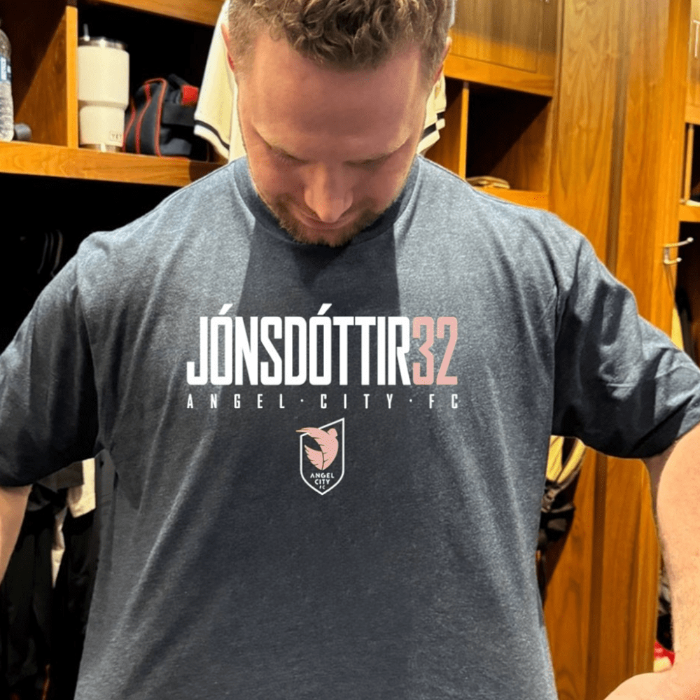 Sveindis Jonsdottir 32 Angel City FC T-Shirt Sveindis Jonsdottir Merch Football Fan Gift Ideas