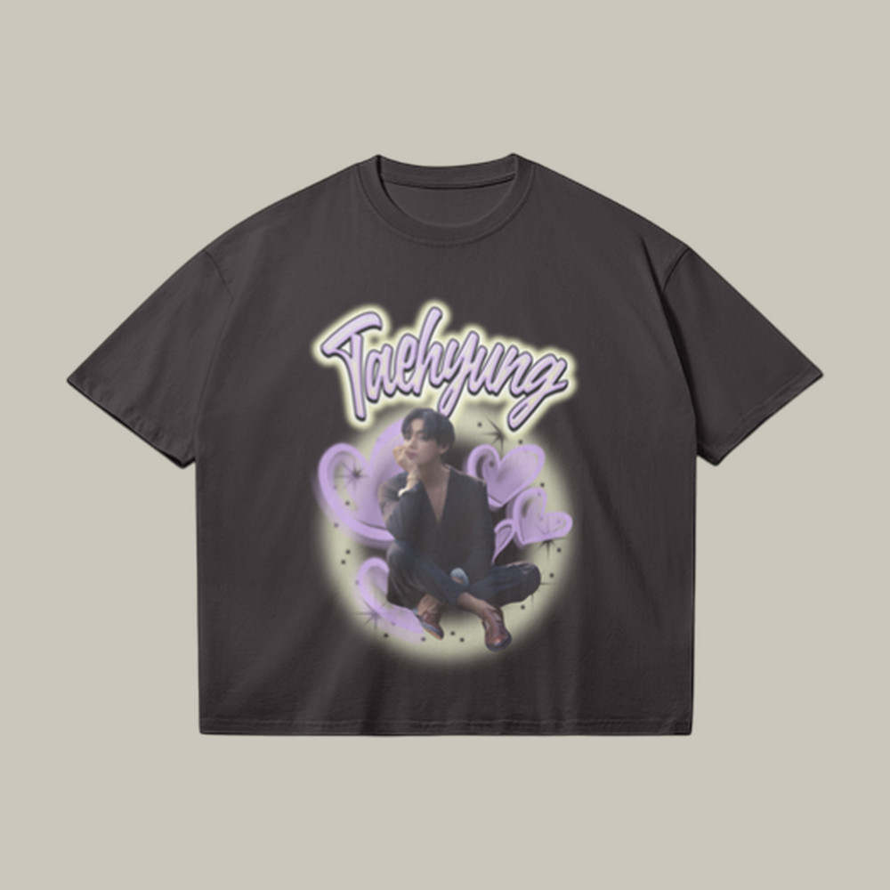 Taehyung 90s Portrait T-Shirt BTS 2026 Comeback Clothes Great Gift For Huge Fans