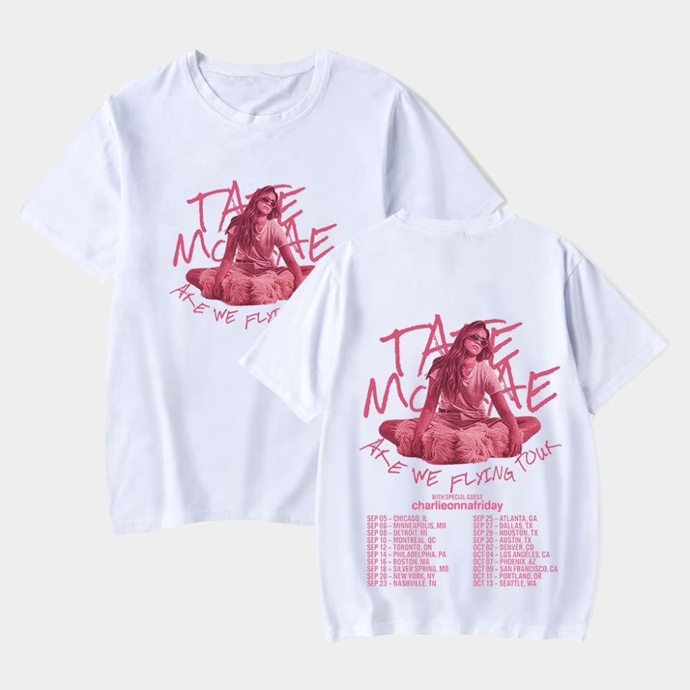Tate McRae Merch Are We Flying Concert T-Shirt Best Gifts For Music Lovers