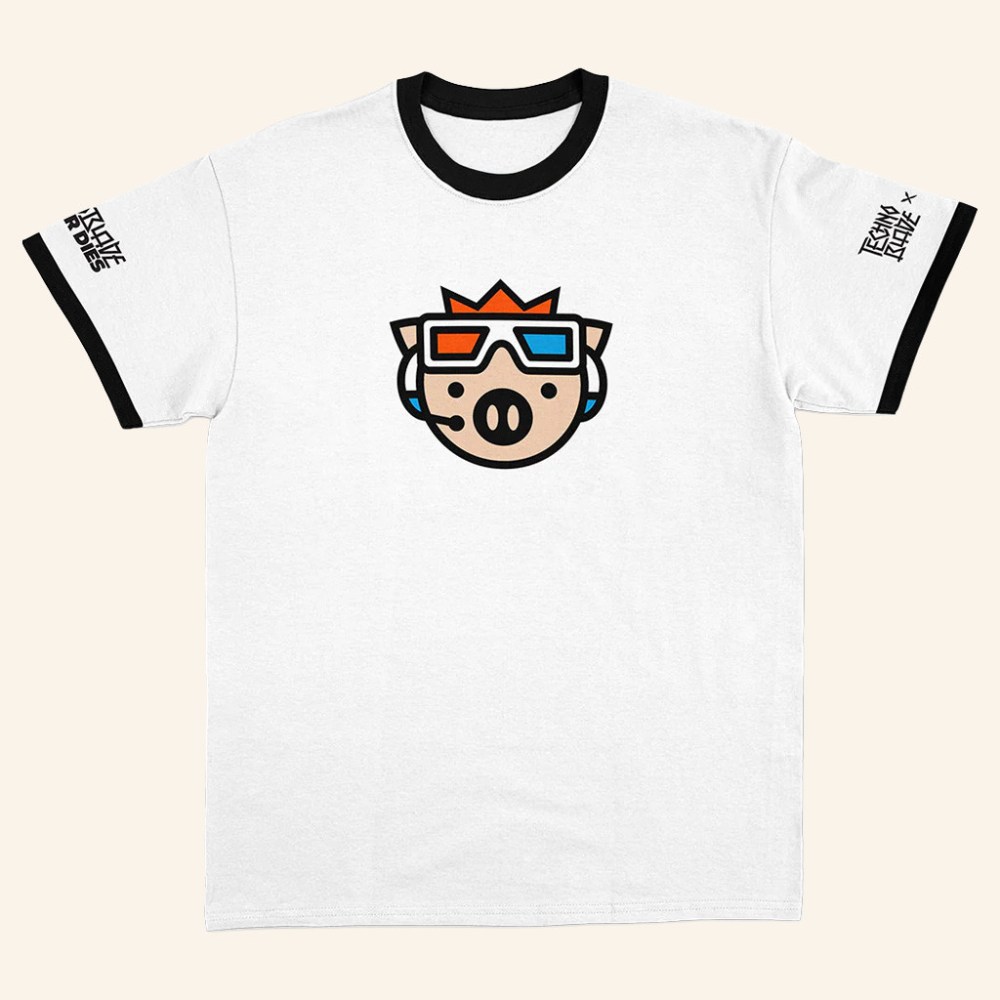 Technoblade Merch Agro Jack Manifold Collaboration Ringer T-Shirt Gifts For Son