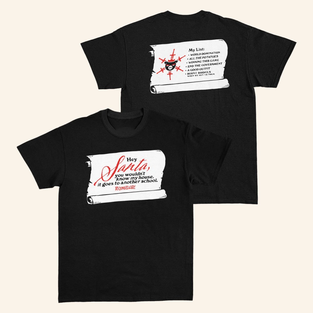 Technoblade Merch Hey Santa Shirt Christmas Presents For Boyfriend