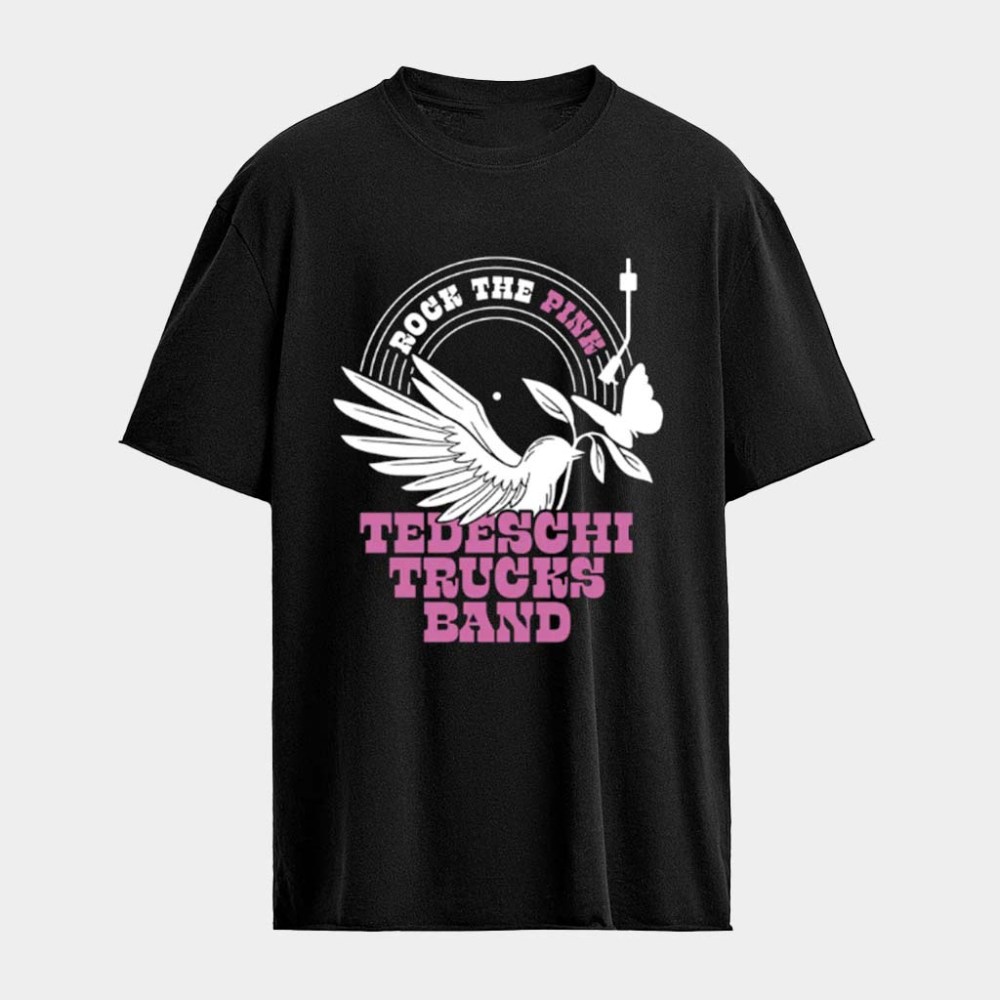 Tedeschi Trucks Band Rock The Pink Bird T-shirt Tedeschi Trucks Clothing Gifts For Music Fans