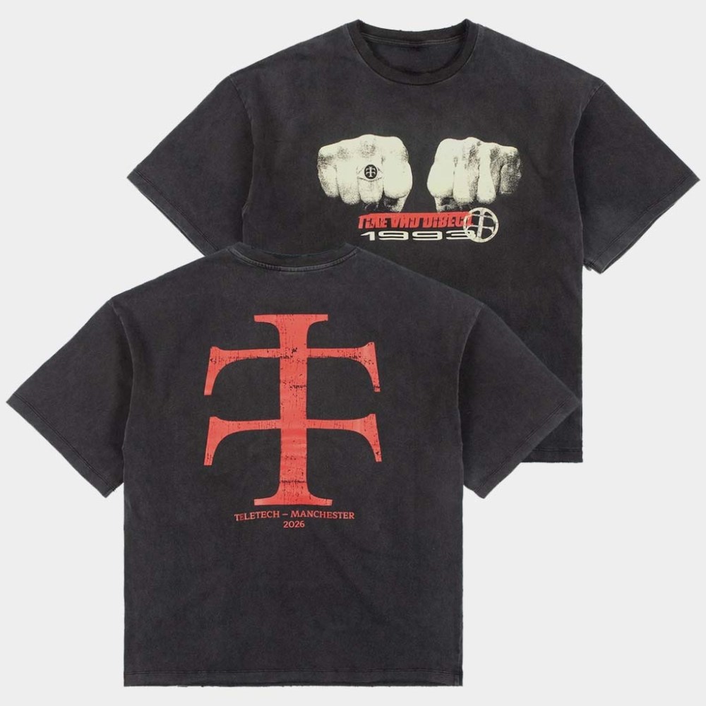 Teletech Merch Hardcore Fists T-Shirt Birthday Gift Ideas For Husband