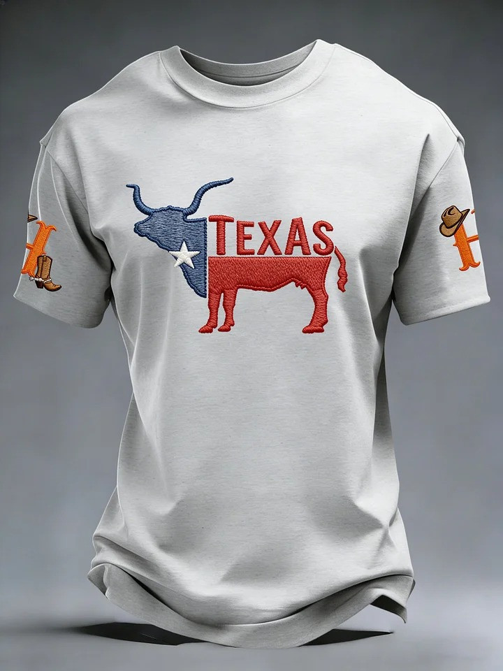 Texas Cow T Shirt Rodeo Ranch Pride Gift For Houston Western Fans
