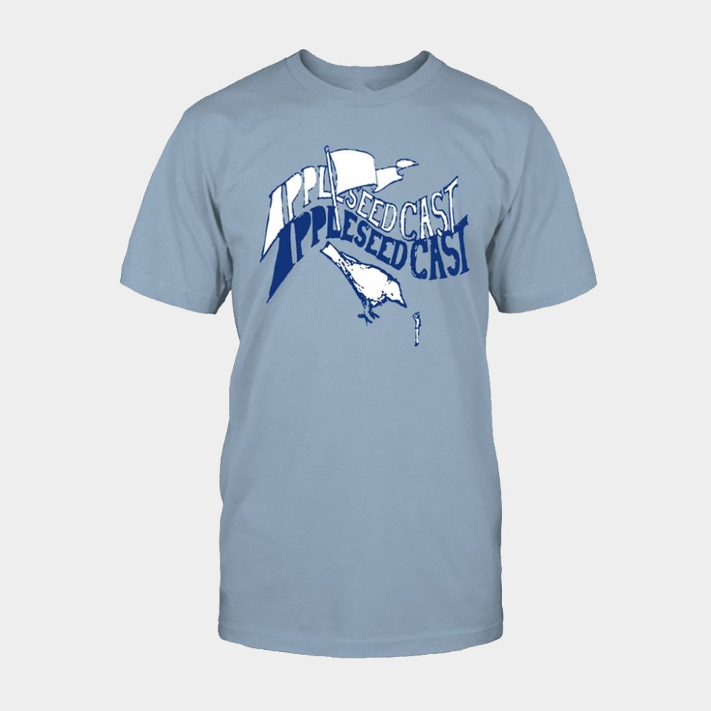 The Appleseed Cast Merch Appleseed Cast Bird And Flag T-Shirt Gifts For Band Lovers