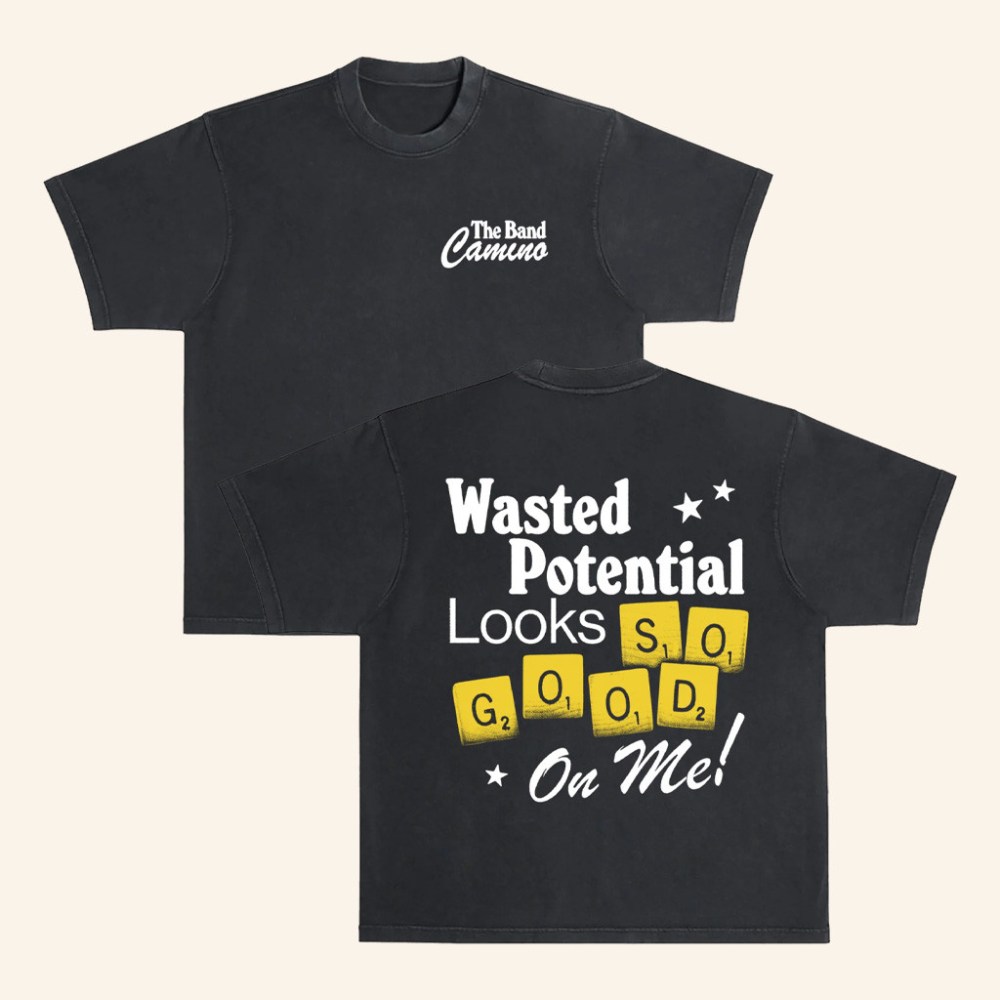 The Band CAMINO Merch Wasted Potential T-Shirt Birthday Gift For Husband