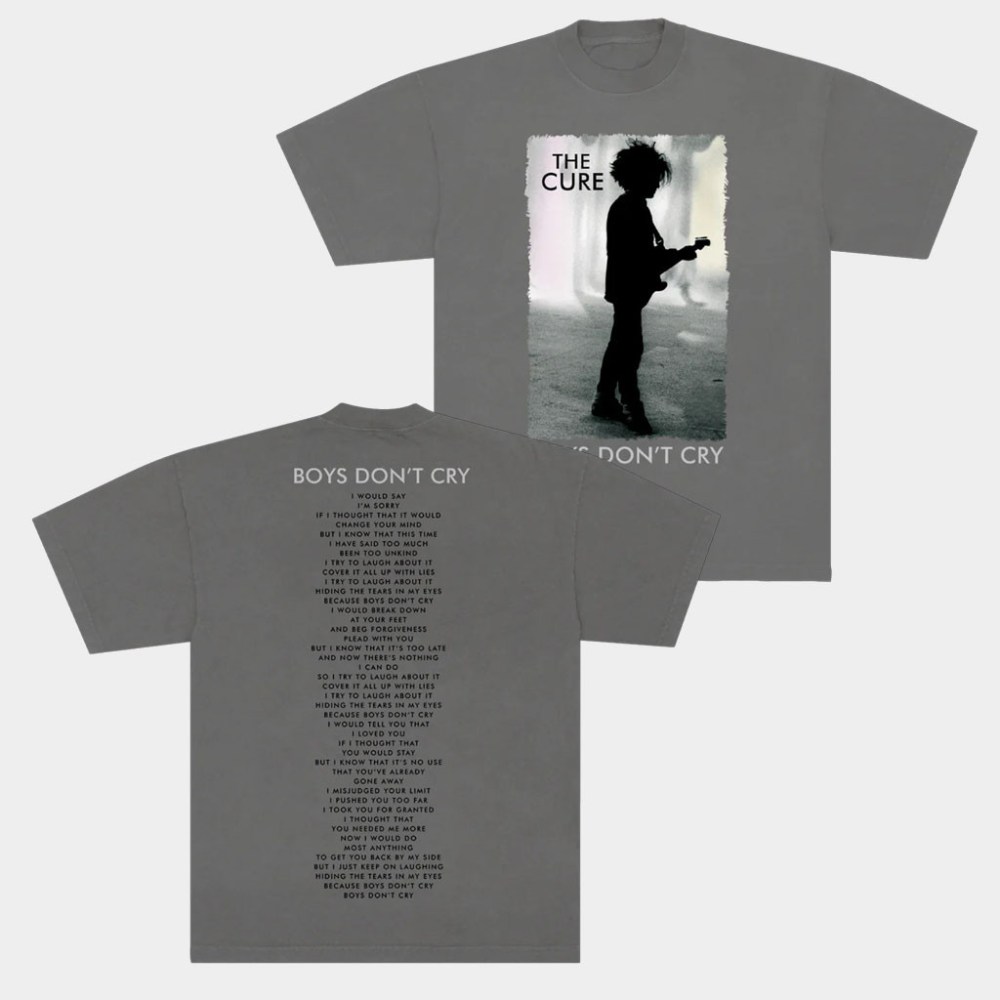 The Cure Merch Boys Don't Cry T-Shirt The Cure Shirt Best Gifts For Rock Lovers