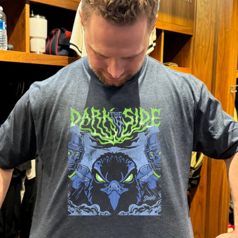 The Dark Side Seattle Football 2025 Conference Champions Shirt Seahawks Merch Fans Gifts