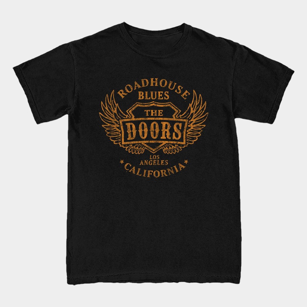 The Doors Merch Roadhouse Blues The Doors T-Shirt Gift Ideas For Husband