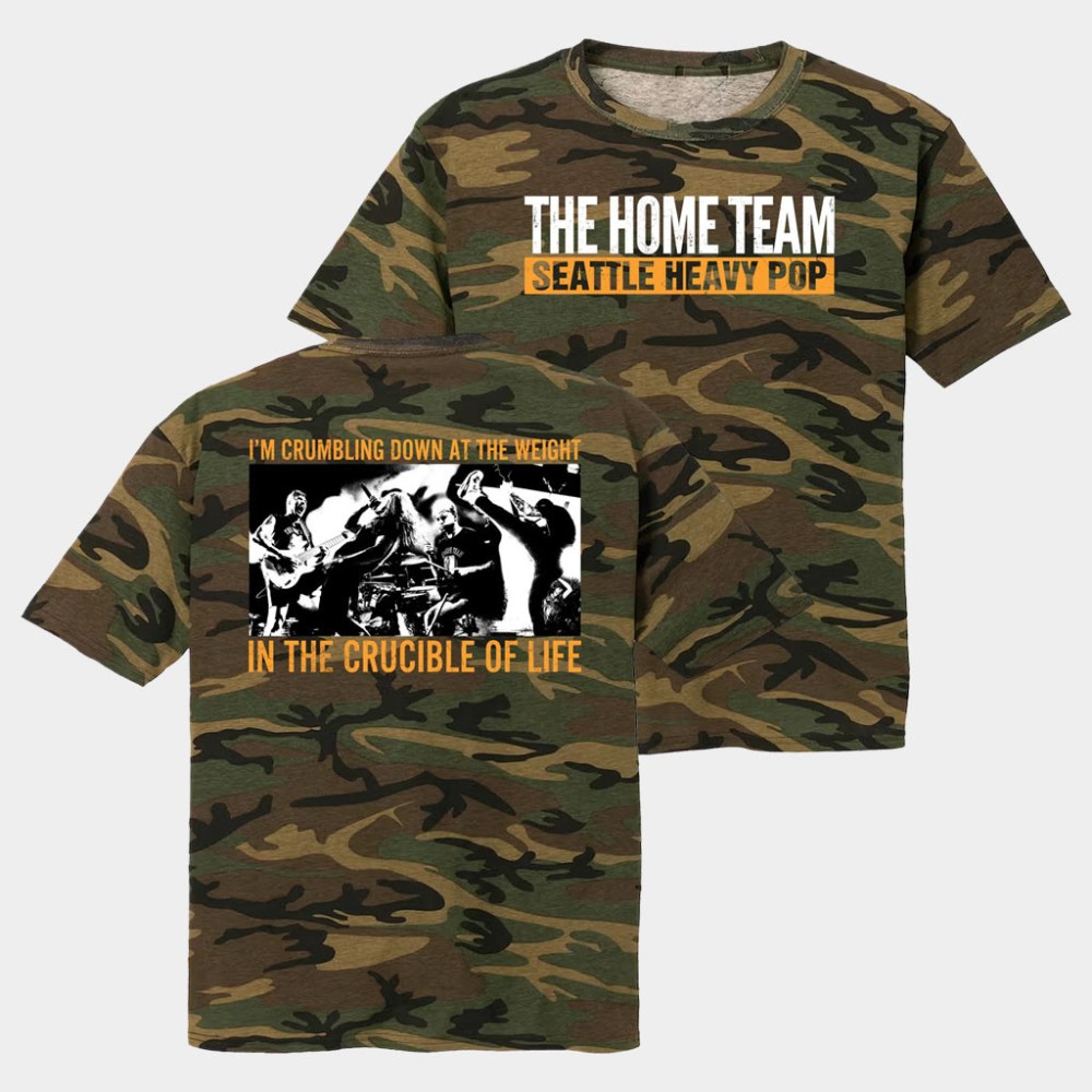 The Home Team Merch The Home Team Seattle Heavy Pop Camo T-Shirt Gifts For Rock Lovers