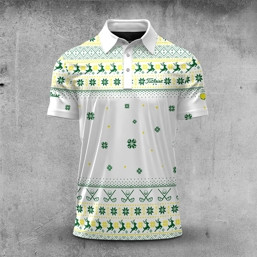 The Masters Ugly Pattern Golf Polo Shirt The Masters Tournament 2026 Merch Gift For Men