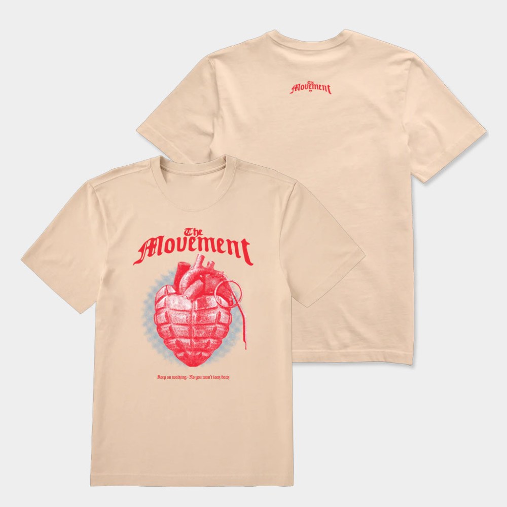 The Movement Merch 2026 Heart Grenade T-Shirt The Movement Fan Apparel Gifts For Son