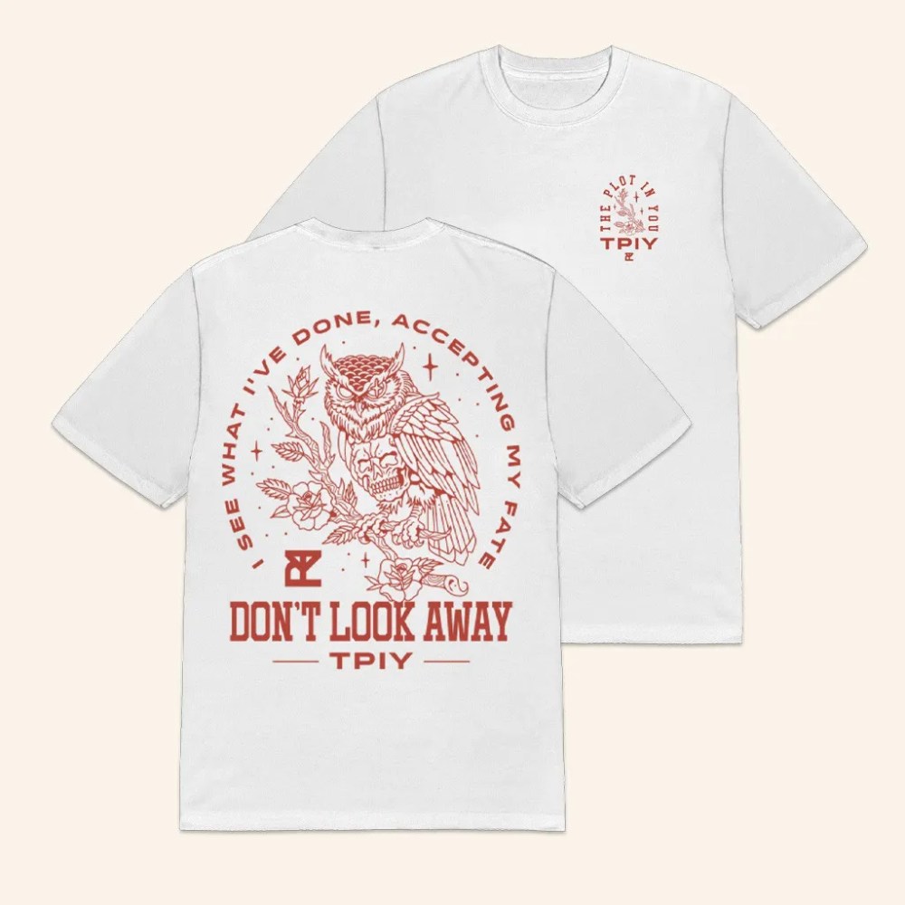 The Plot In You Merch White Owl T-Shirt Gift Ideas For Music Lovers