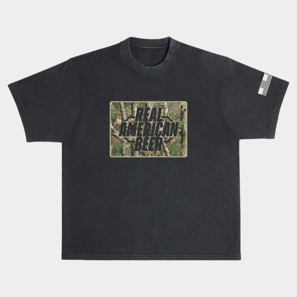 The Real American Merch RAB Camo T-Shirt Patriotic Gifts For Husband