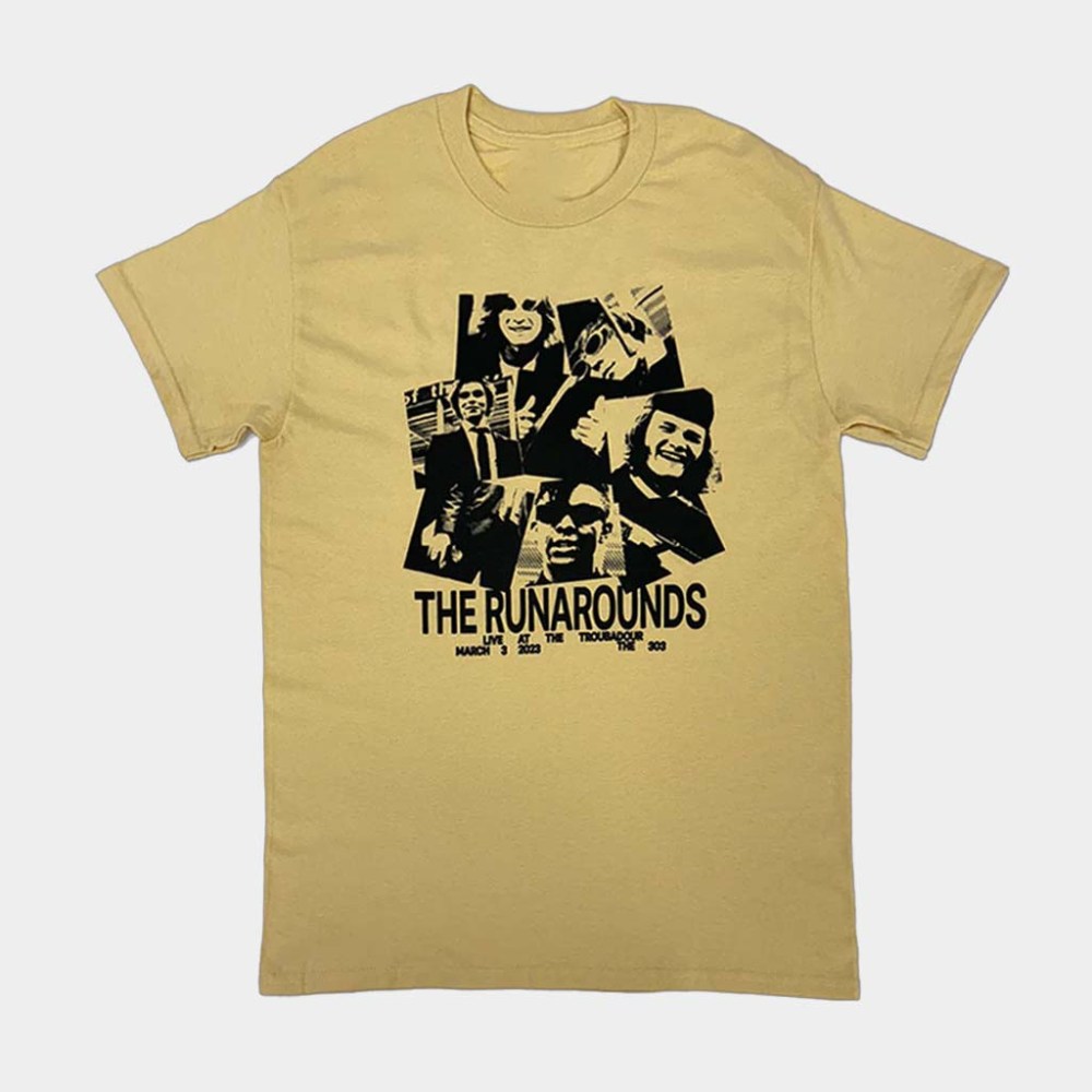 The Runarounds Merch Troubadour Band Photo T-Shirt Gift Ideas For Husband
