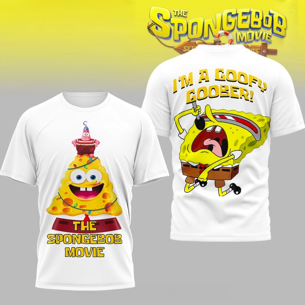 The SpongeBob Movie Goofy Goober T-Shirt The SpongeBob Movie Merch Gifts For Son