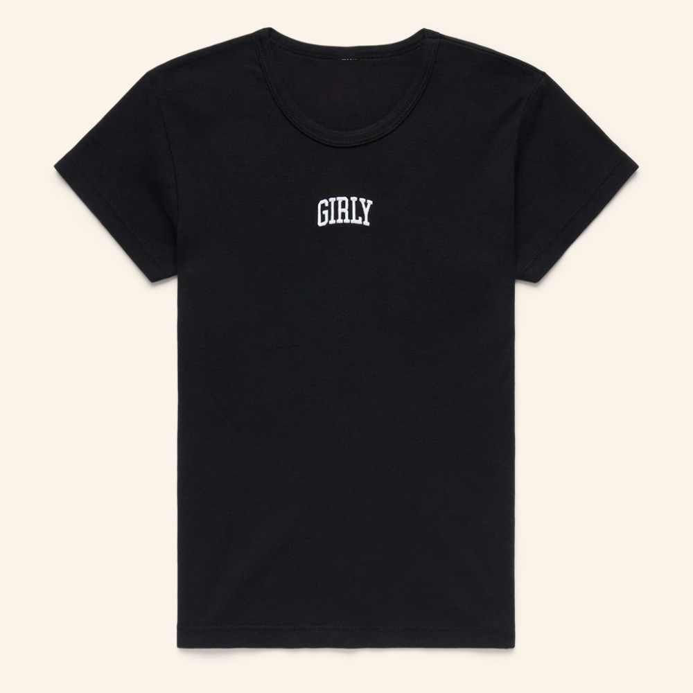 The Toast Merch Girly Baby Tee Black Gift Ideas For Girlfriend
