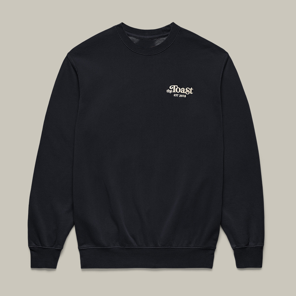The Toast Podcast Logo Sweatshirt The Toast Podcast Apparel Podcast Lover Present Idea