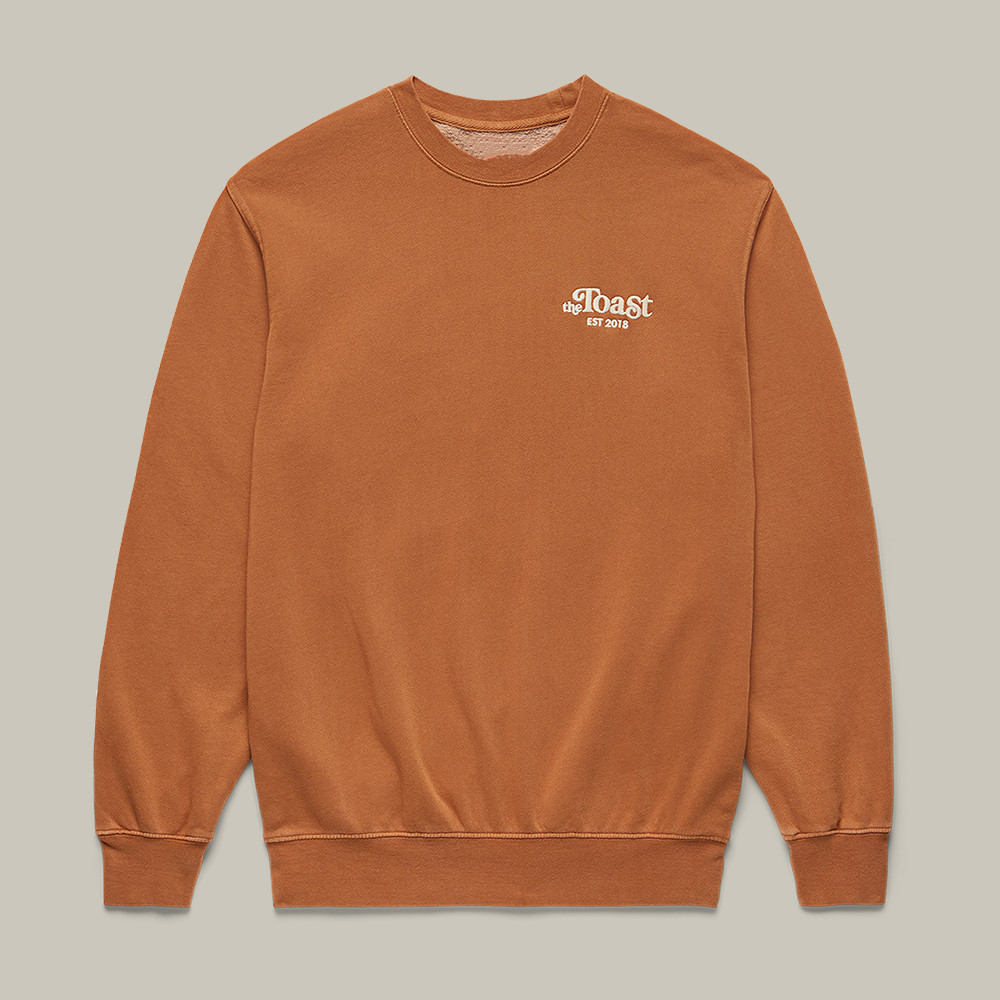 The Toast Podcast Logo Sweatshirt The Toast Podcast Clothing Present Idea For Fans