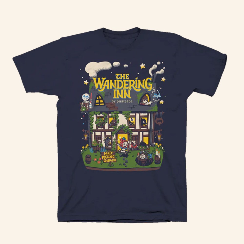 The Wandering Inn Merch Local Landmark Graphic T-Shirt Gifts For Father