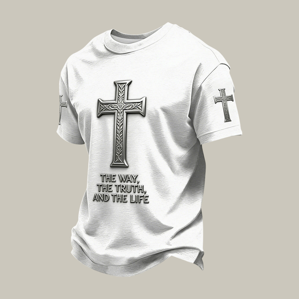 The Way The Truth And The Life Faith T-Shirt God Is Good Shirt Best Gift For Him