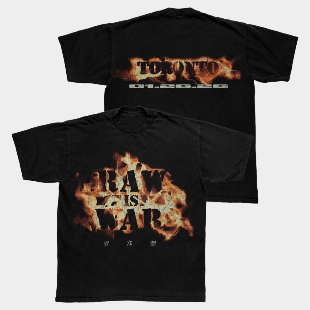 The Weeknd Merch WWE X XO Raw Is War T-Shirt Gifts For Music Fans
