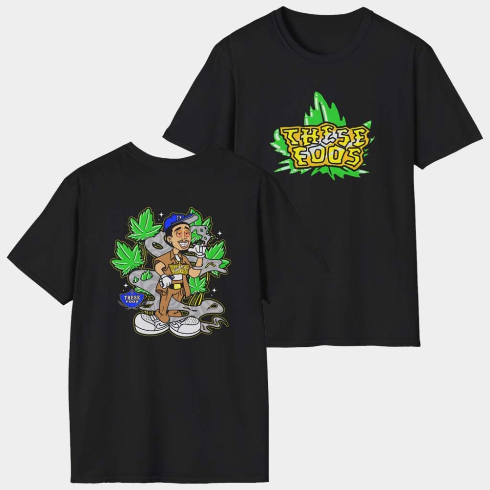 These Foos Merch These Foos 4 20 Smoke T-Shirt Present For Father