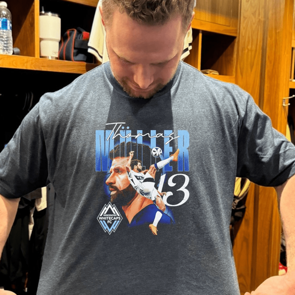 Thomas Muller 3 Vancouver Whitecaps FC T-Shirt Thomas Muller Merch Football Gifts For Men