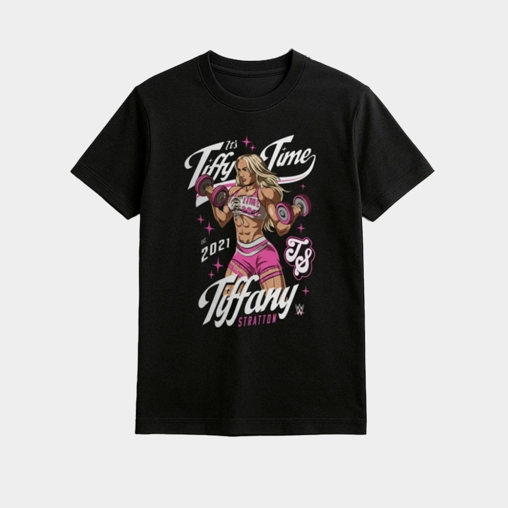 Tiffany Stratton Tiffy Time Est 2021 Shirt Tiffany Stratton Merch Gifts For WWE Fans