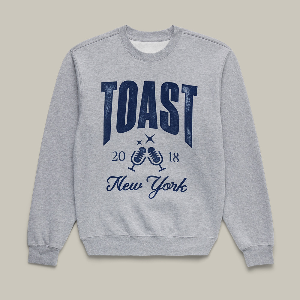 Toast New York Sweatshirt The Toast Podcast Apparel Present Idea For Friends